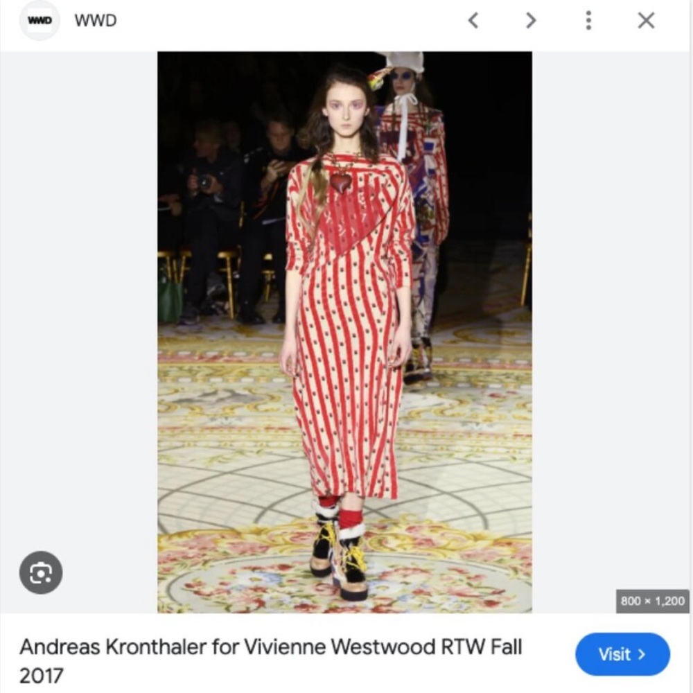 Vivienne Westwood SUPER RARE DRESS AW16 UNISEX S/M - Picture 13 of 17